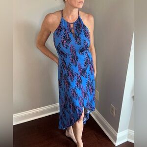 Candie's Blue and Pink High Low Summer Dress